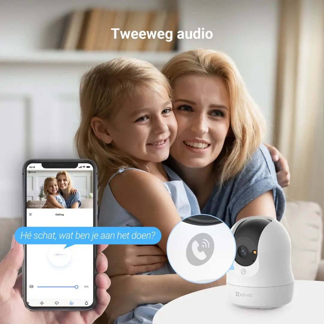 EZVIZ C6N G1 3K Binnencamera - Smart Color Nachtzicht - CS-C6N-R200-1Q5WFL - Wit