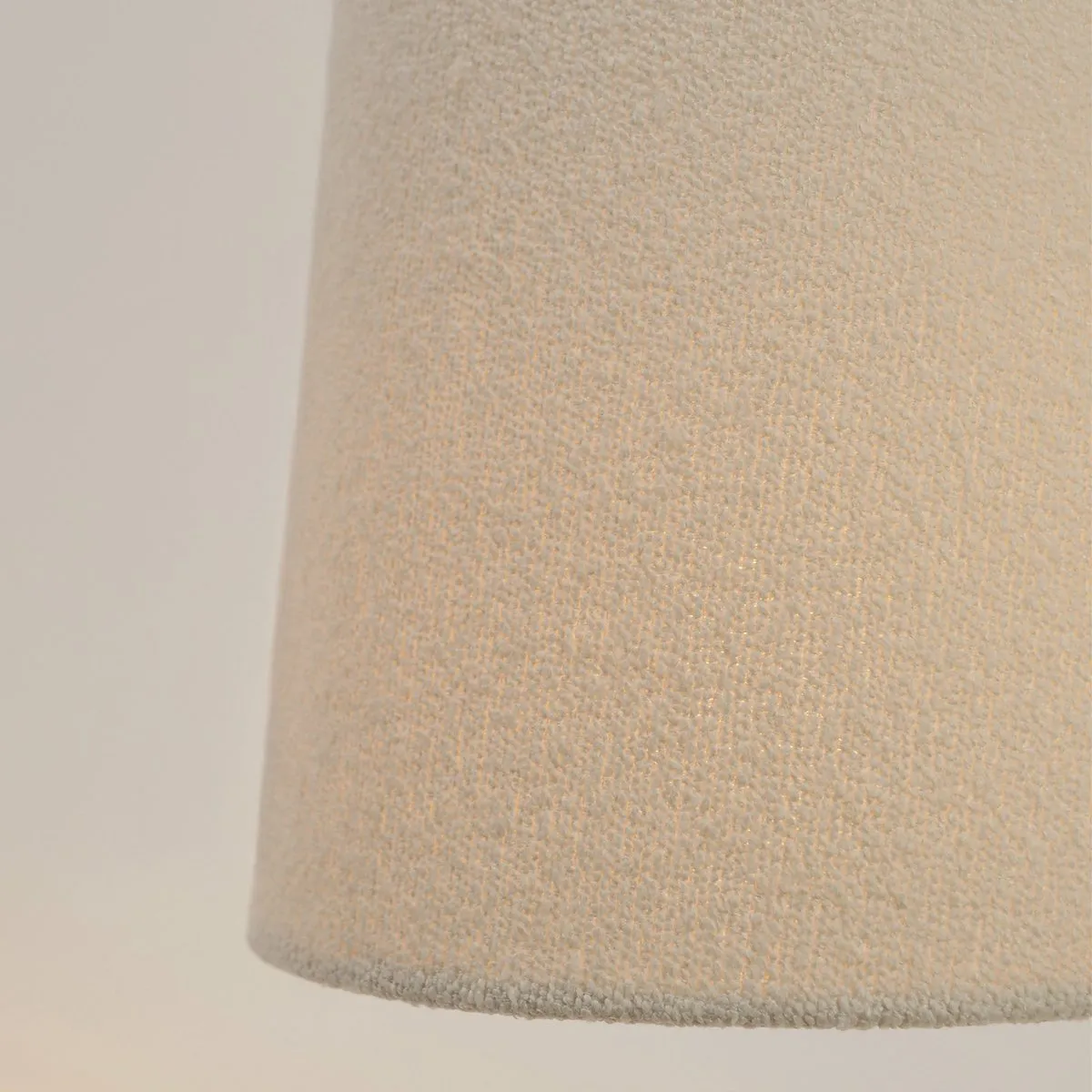 Eglo Febres Hanglamp E27 88cm - Zwart/Wit Teddystof