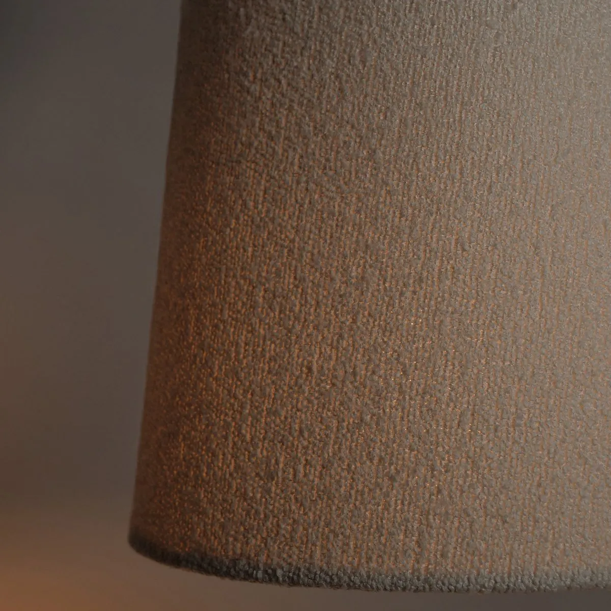 Eglo Febres Hanglamp E27 88cm - Zwart/Wit Teddystof