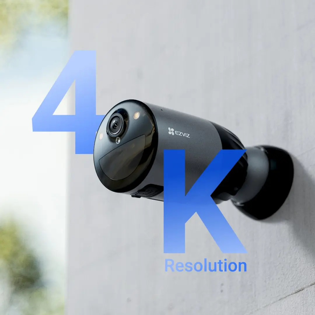 EZVIZ BC1C Pro 4K Ultra HD Batterijcamera - Zwart