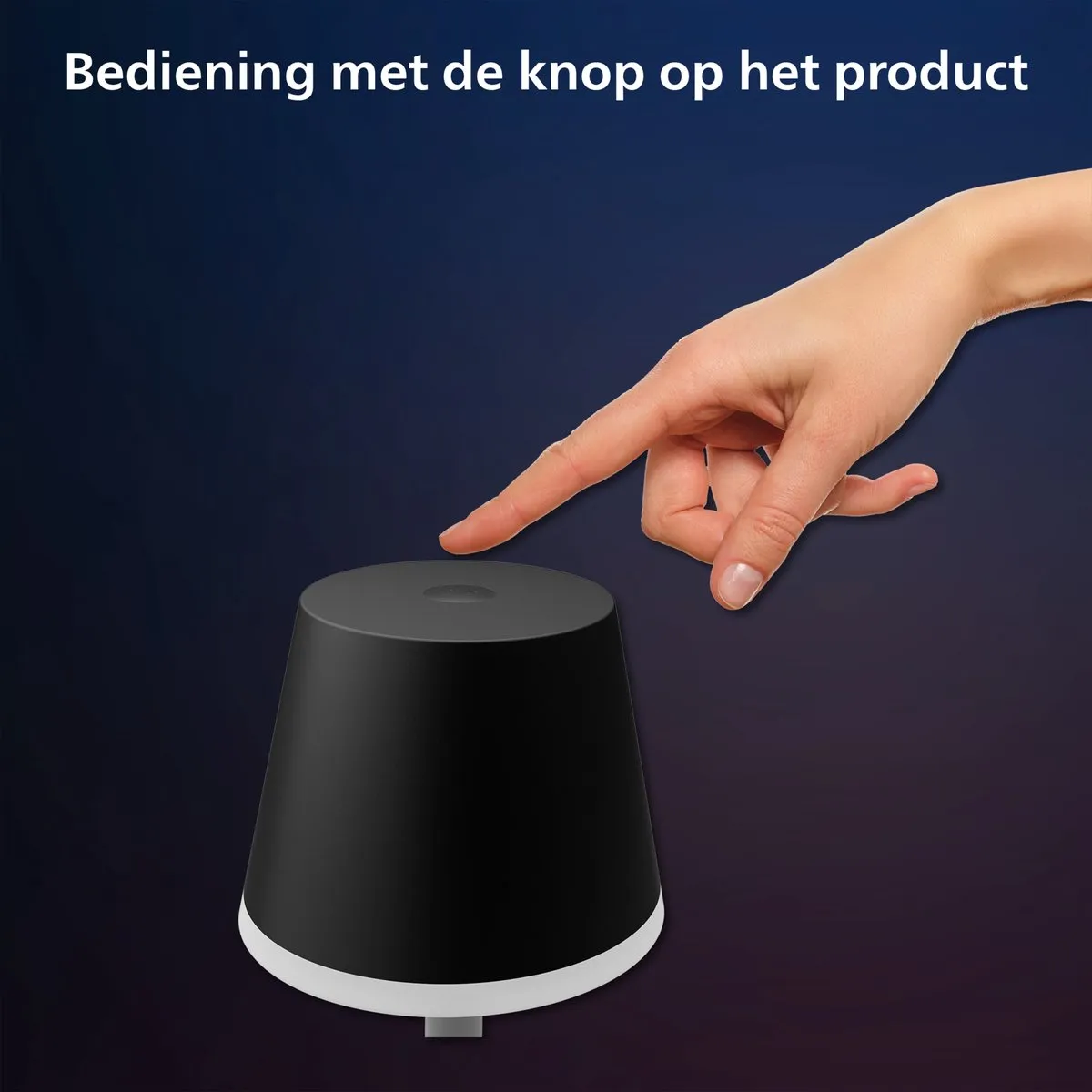 Philips Hue Go Draagbare Tafellamp - Zwart - afbeelding 6 van 6