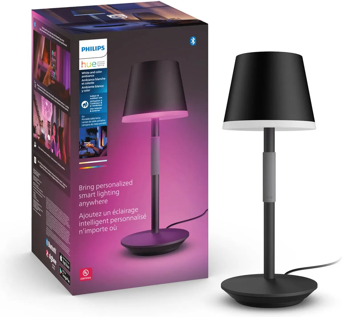 Philips Hue Go Draagbare Tafellamp