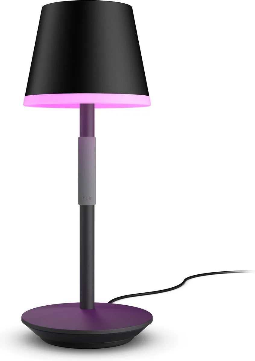 Philips Hue Go Draagbare Tafellamp - Zwart