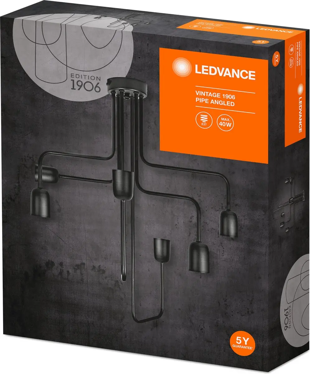 LEDVANCE Vintage 19-6 Pipe Pendelarmatuur