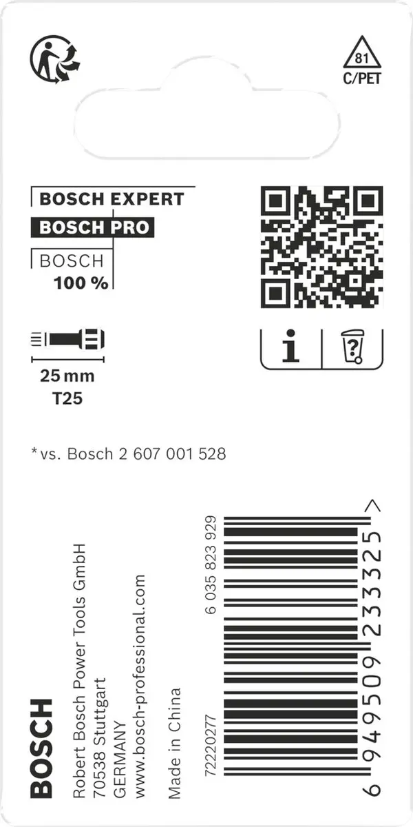 Bosch Professional Impact Control T25 25mm - 2 Stuks - afbeelding 6 van 6