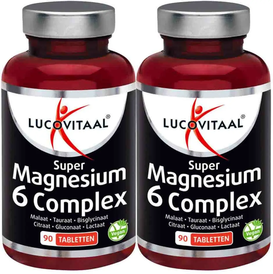 Lucovitaal Magnesium Super 6 Complex - 180 tabletten