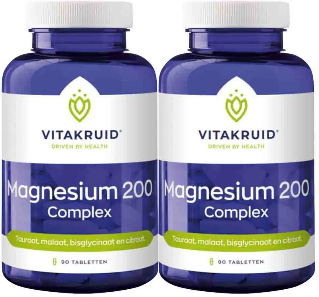 Vitakruid Magnesium 200 Complex - 2x90 tabletten