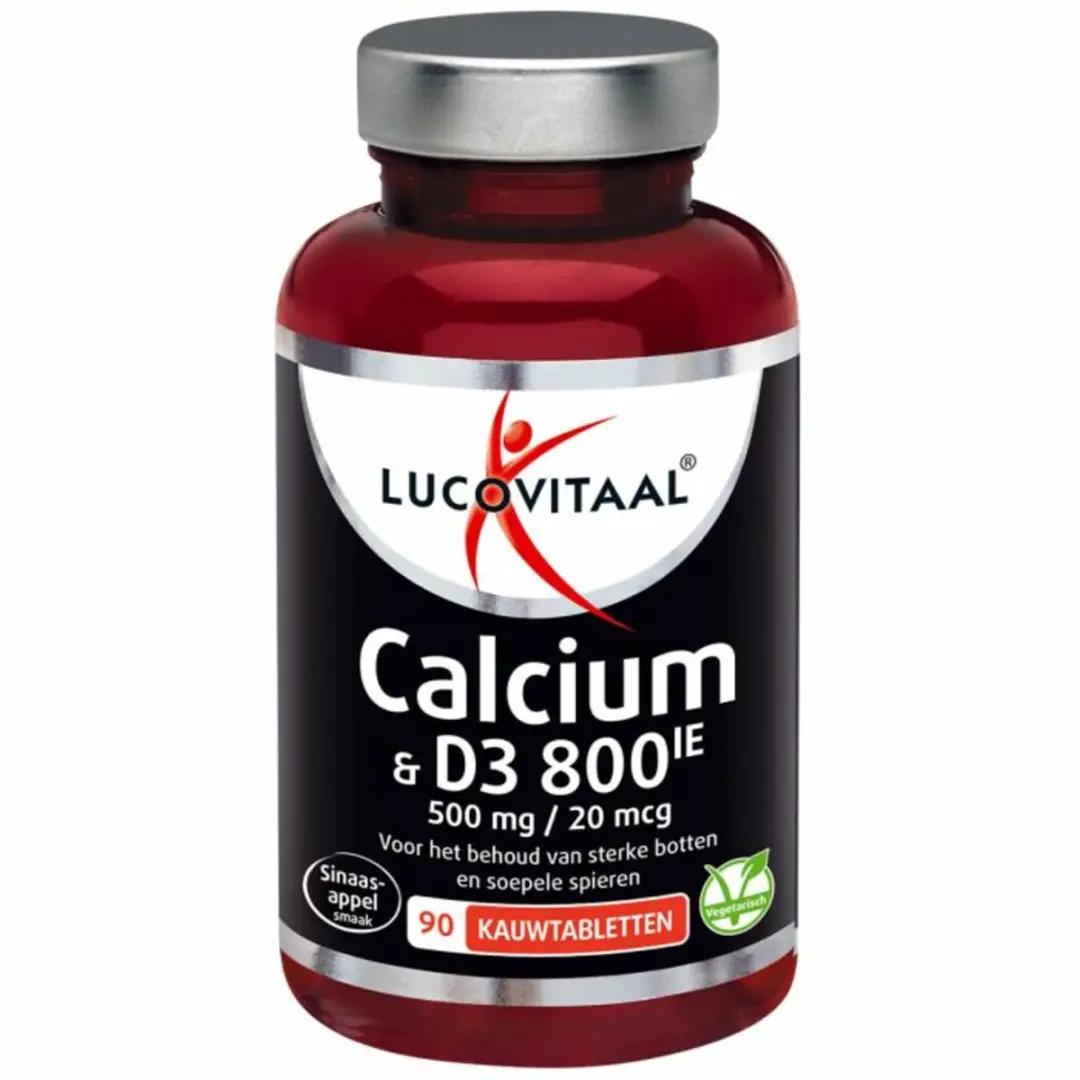 Lucovitaal Calcium 500mg + D3 Kauwtabletten
