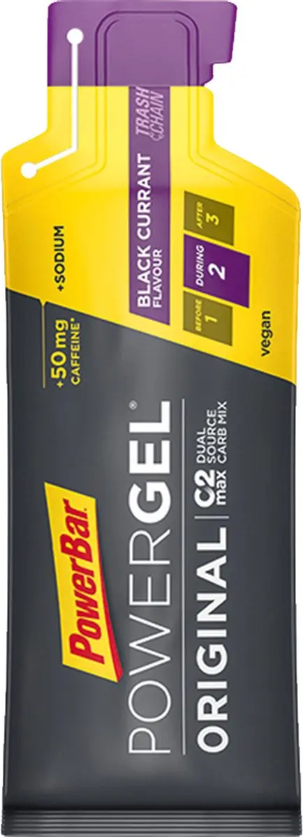 PowerBar PowerGel Energiegel 24 Stuks - 984ml - Black Currant