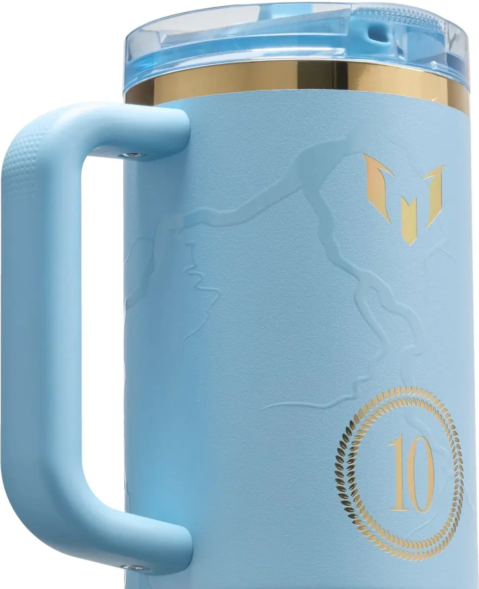 Stanley Quencher ProTour Flip Straw Tumbler 1.2L - Messi Blue Striker
