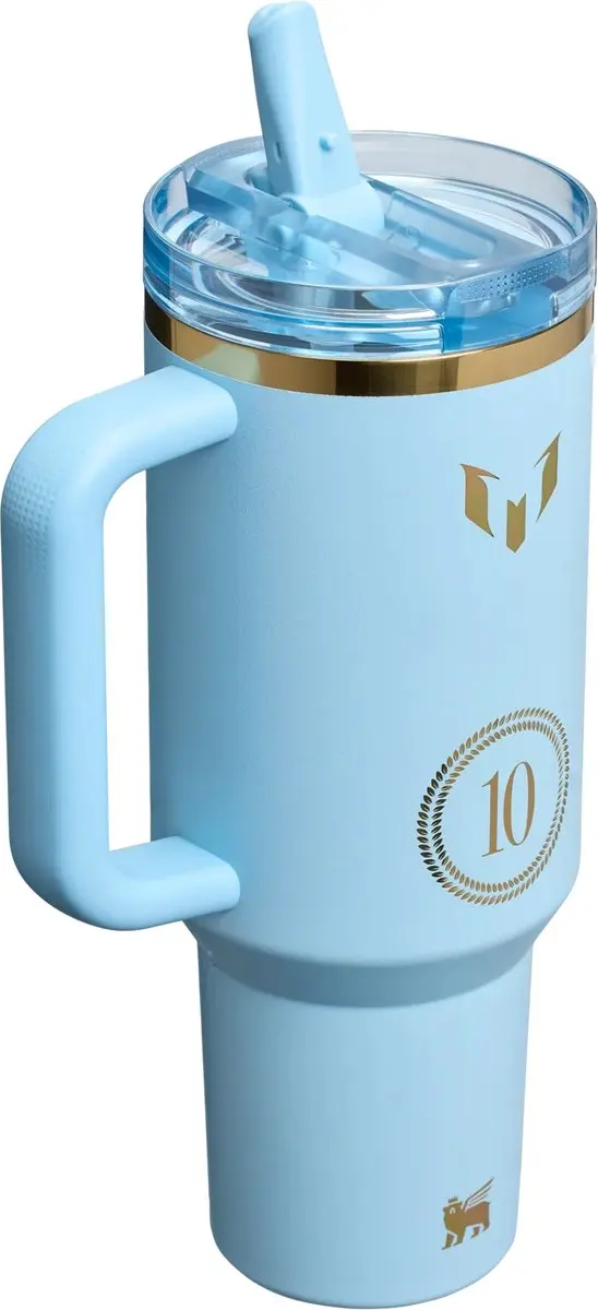 Stanley Quencher ProTour Flip Straw Tumbler 1.2L - Messi Blue Striker