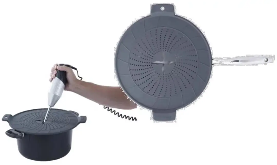 Scanpan Spatdeksel Siliconen 32cm - Antraciet