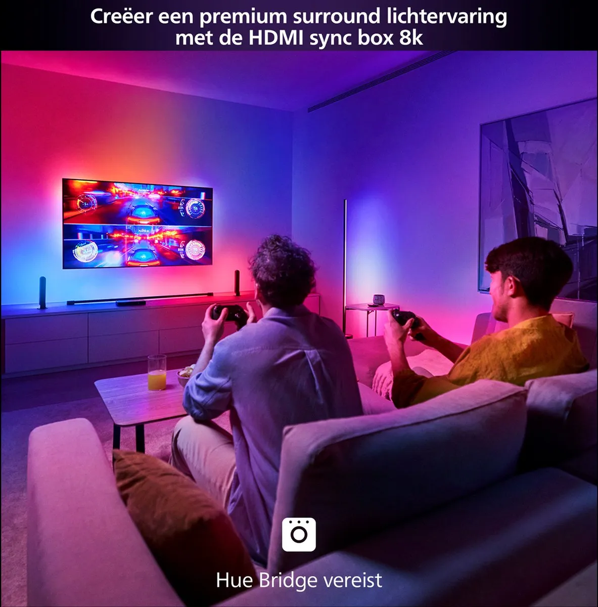 Philips Hue Play HDMI Sync Box 8K - Zwart