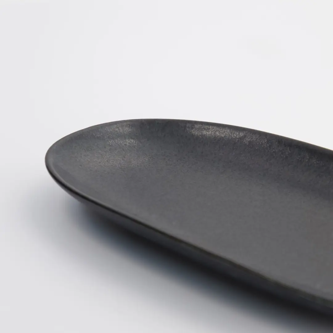 Tokyo Design Studio Matzwart Rechthoekig Bord Onyx Noir 28.5x14x2.5cm