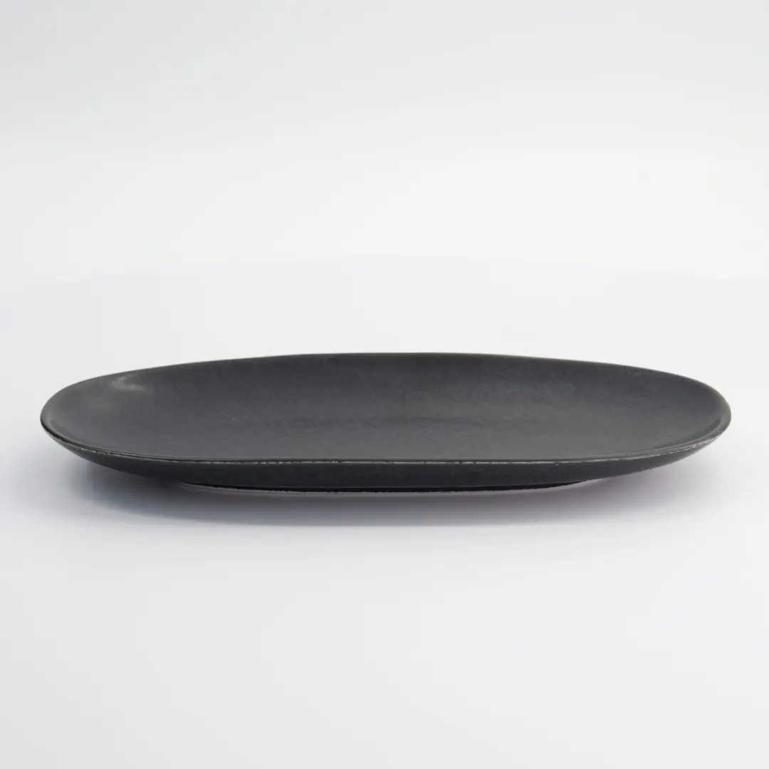 Tokyo Design Studio Matzwart Rechthoekig Bord Onyx Noir 28.5x14x2.5cm