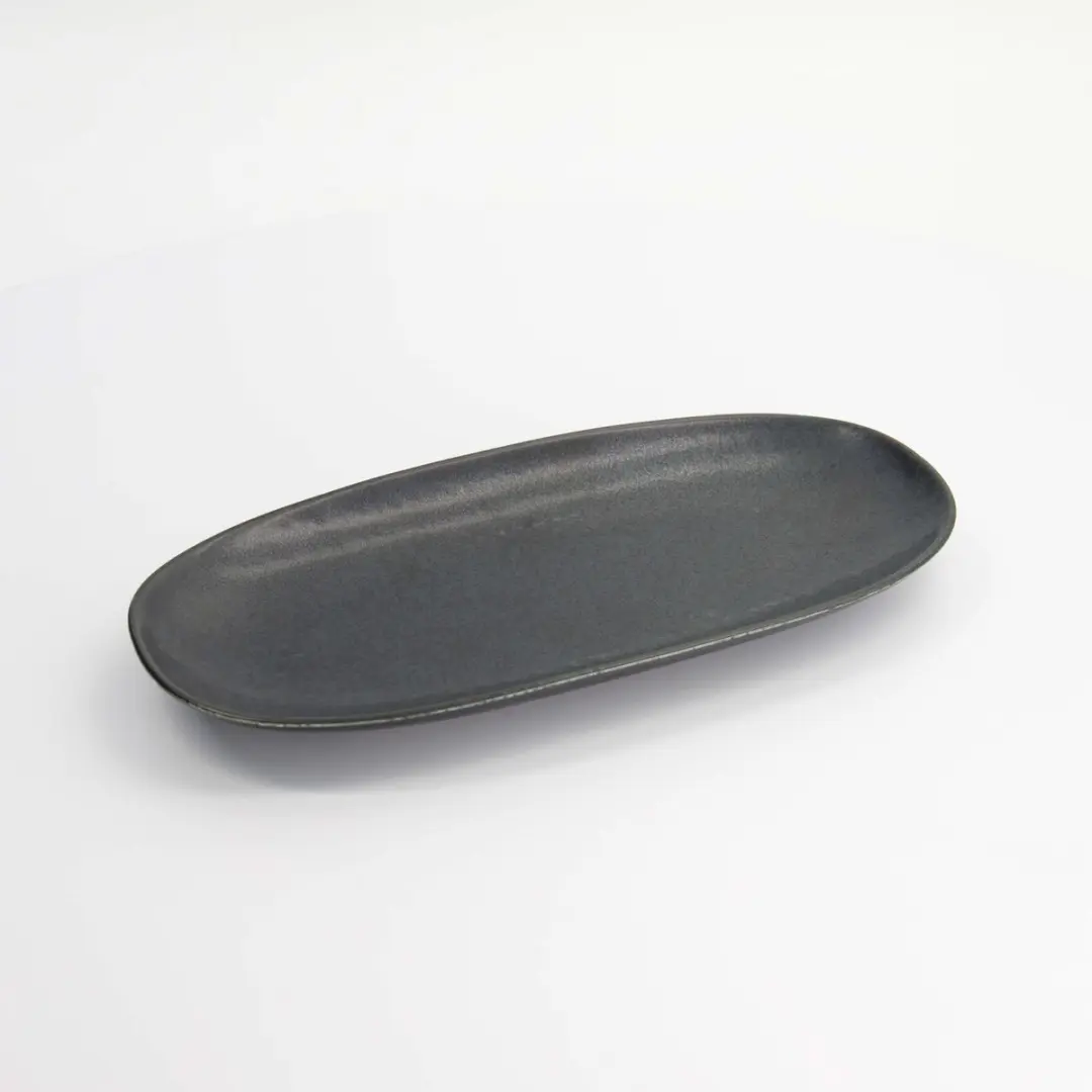 Tokyo Design Studio Matzwart Rechthoekig Bord Onyx Noir 28.5x14x2.5cm