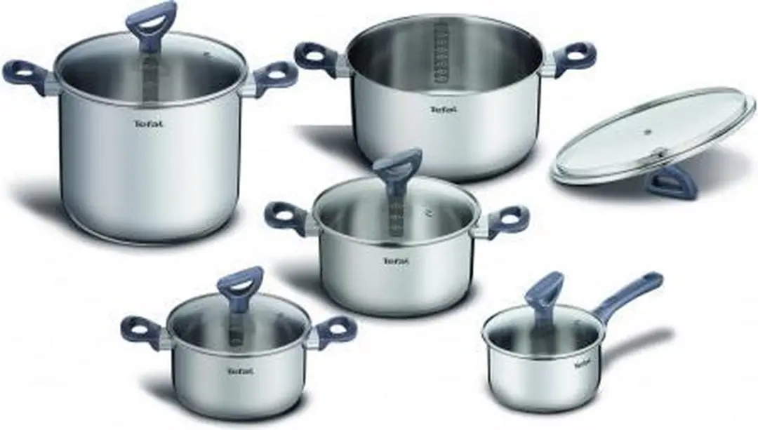 Tefal Daily Cook G712SA55 Pannenset 10-delig - RVS - Inductie - 5x2