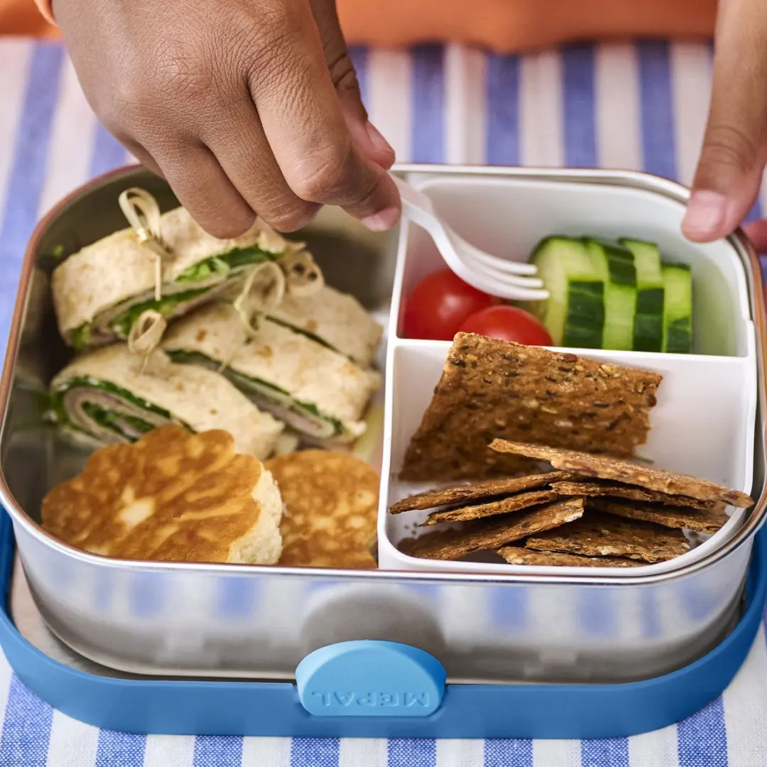 Mepal Campus RVS Lunchbox 750ml - 3 Vakken - Cool pink