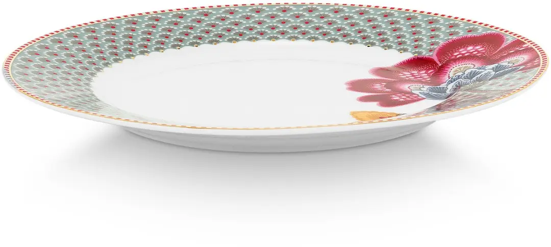 Pip Studio Blooming Tales Ontbijtbord 21cm - Blauw