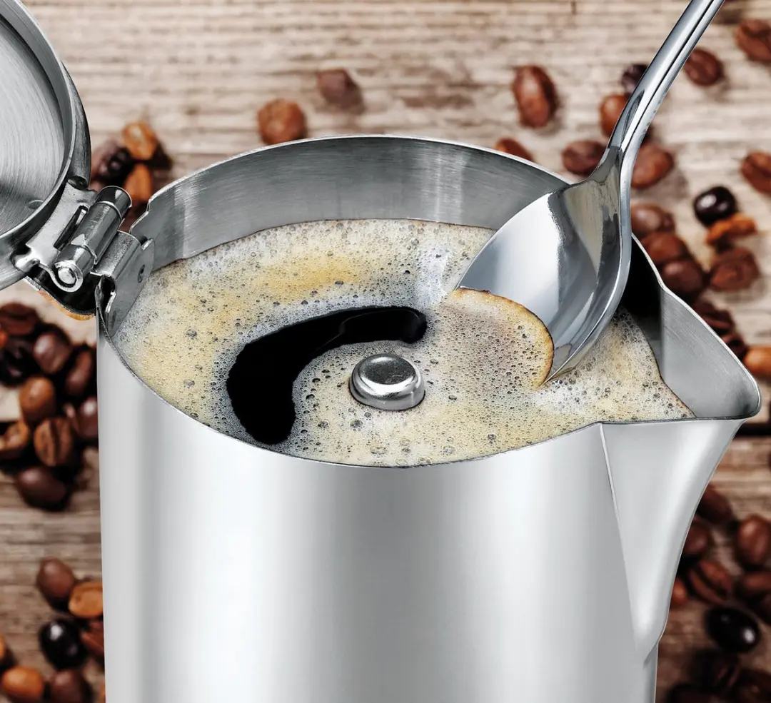 Cilio Figaro 4-kops Percolator - Zilver - 8.5cm