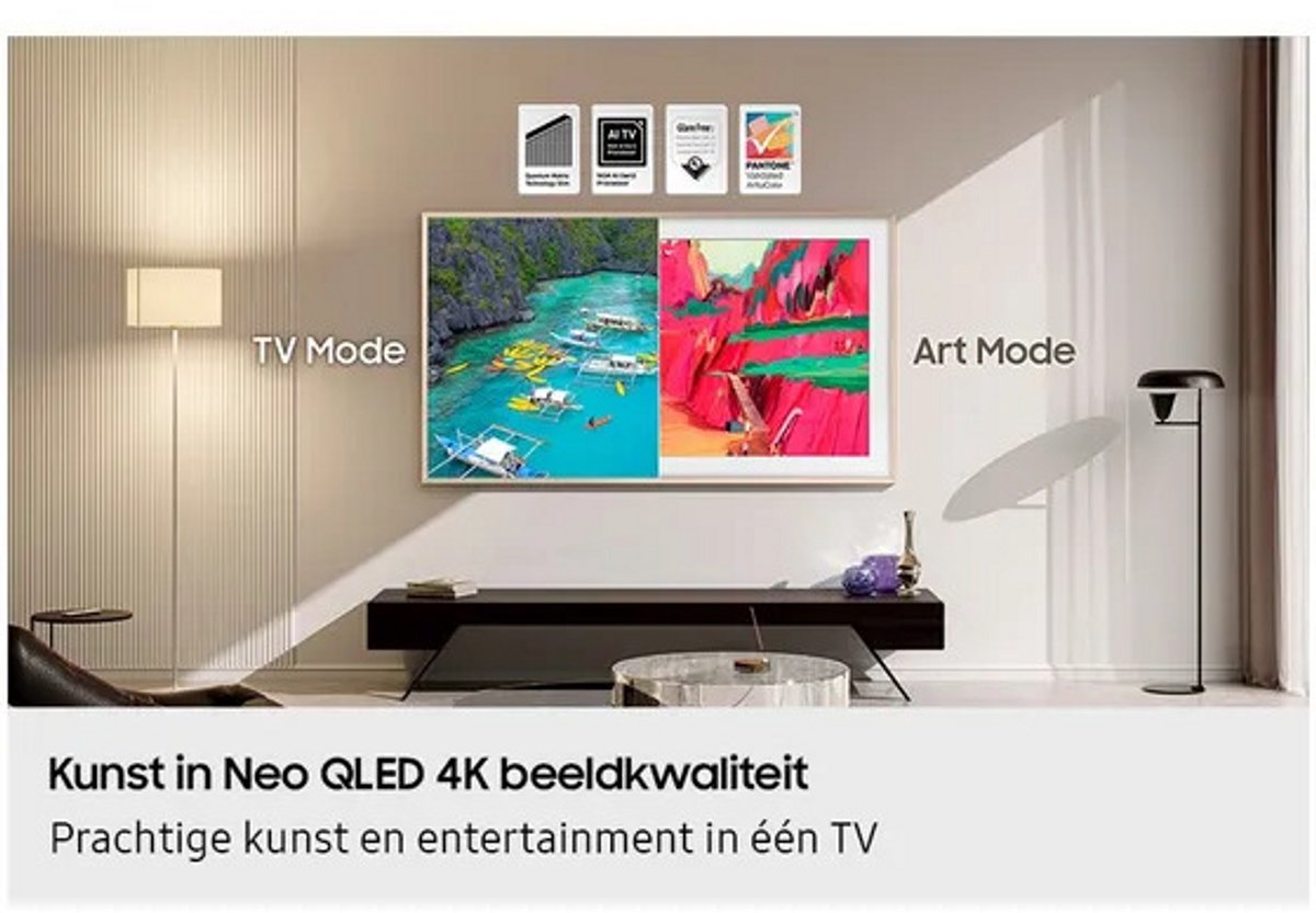 Samsung The Frame PRO QE65LS03FW - 65 Inch - 4K Neo QLED - 2025