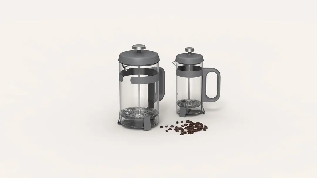 BergHOFF LEO Koffie- en Theepers 0,80L - Antraciet