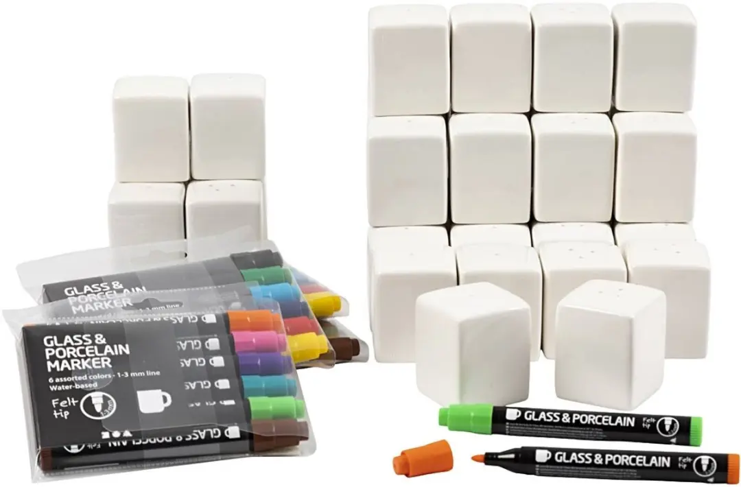 Creativ Company Peper & Zoutstelletjes Wit Porselein