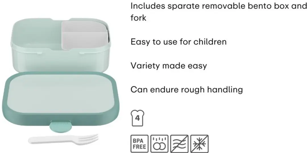 Mepal Campus Lunchbox Dino 750ml - 3 Vakken