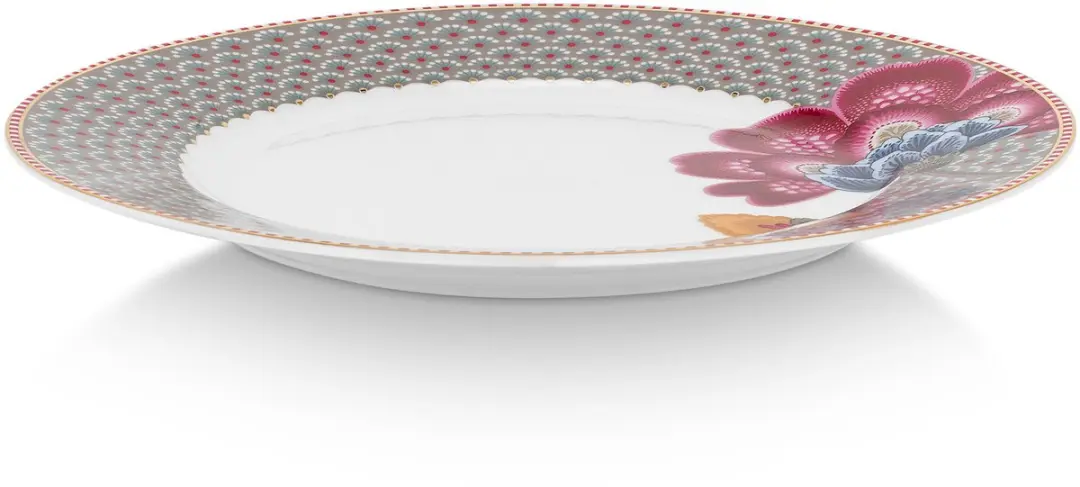 Pip Studio Blooming Tales Ontbijtbord 21cm - Khaki