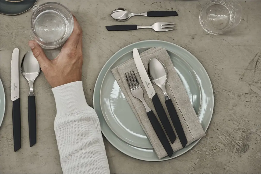 Victorinox Swiss Modern Tomatenmessen 6-delig - RVS/Zwart