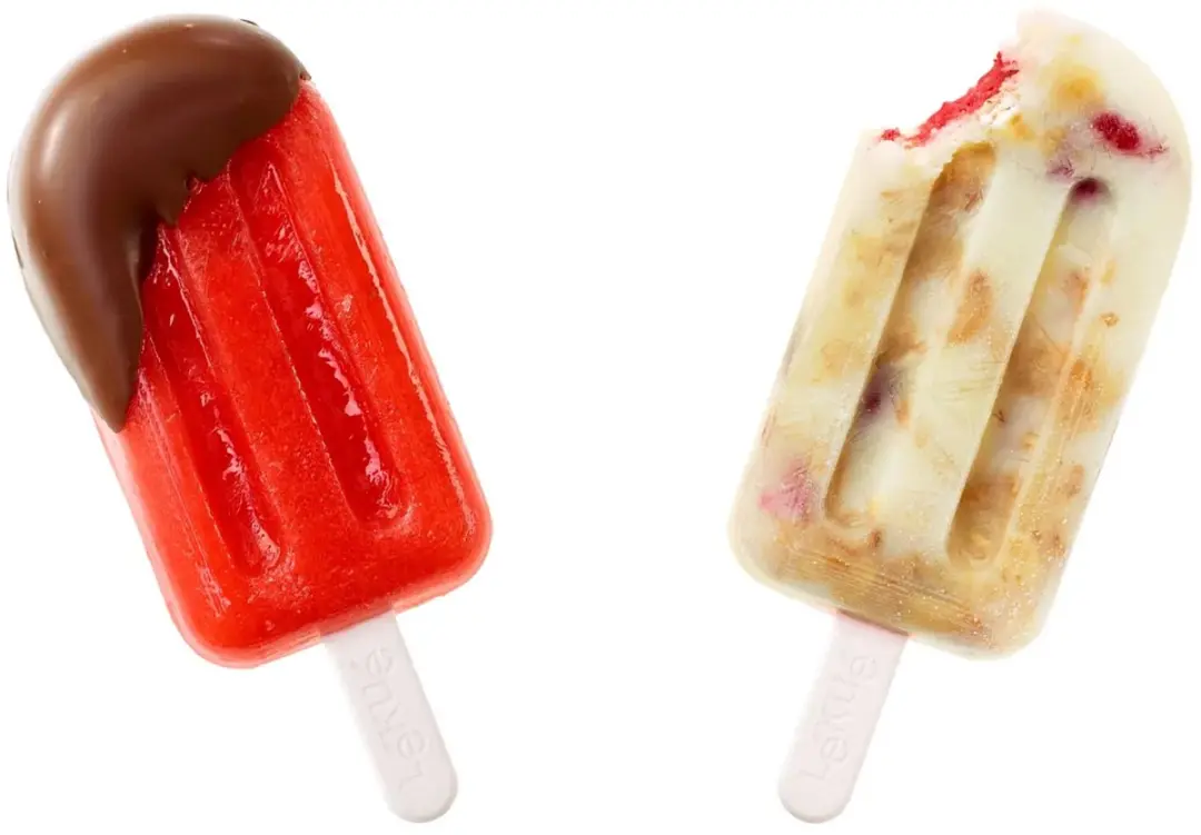 Lékué IJslolly Stokjes Mini 20 Stuks - White