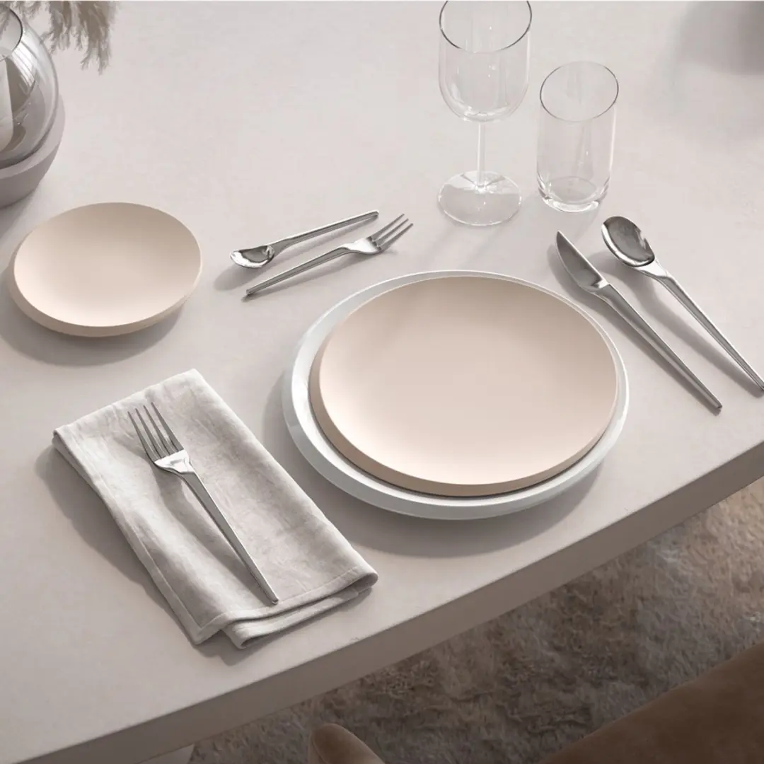 Villeroy & Boch NewMoon Broodteller - ø16cm - Beige - 6 Stuks