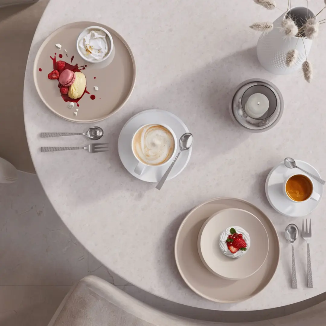 Villeroy & Boch NewMoon Broodteller - ø16cm - Beige - 6 Stuks