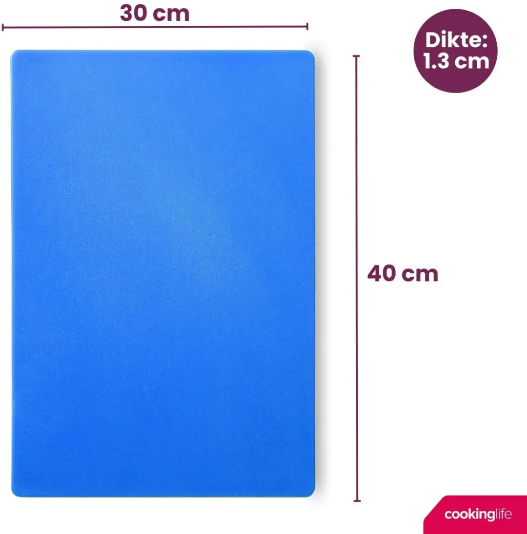 Cookinglife HACCP Snijplank Blauw 40x30cm