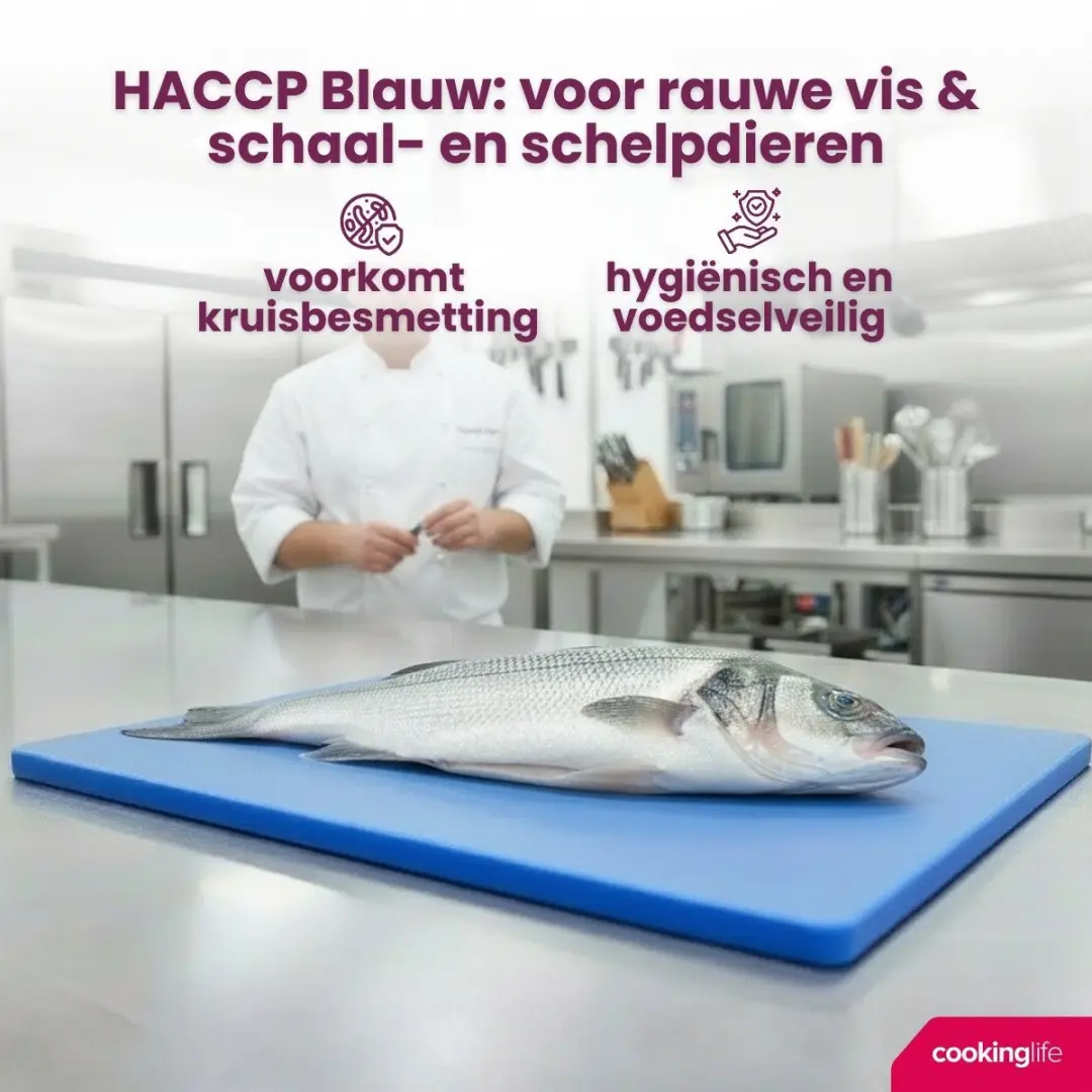 Cookinglife HACCP Snijplank Blauw 40x30cm