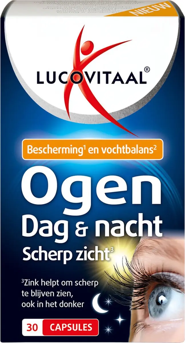 Lucovitaal Ogen Dag & Nacht Scherp Zicht - 60 Capsules