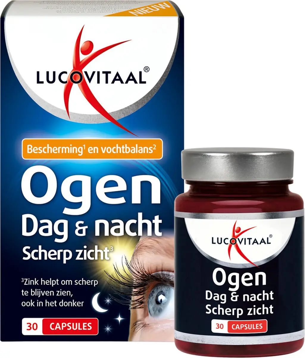Lucovitaal Ogen Dag & Nacht Scherp Zicht - 60 Capsules