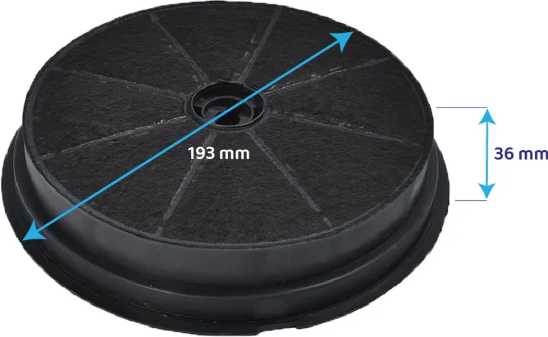 Etna Koolstoffilter 34468_et - 1 Stuk - Zwart