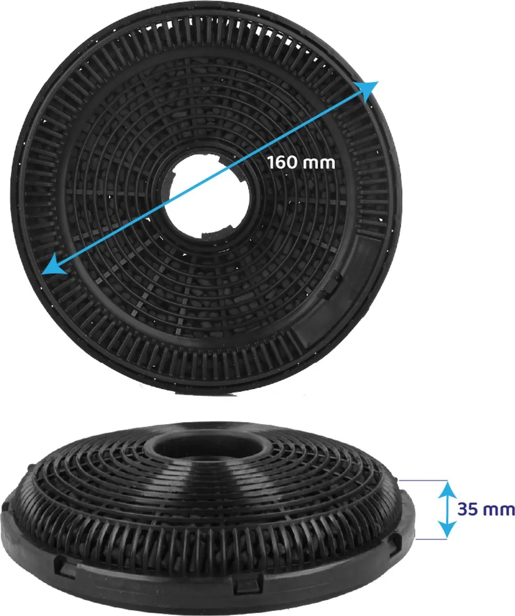 Beko Koolstoffilter KF9197060046 - 2 Stuks
