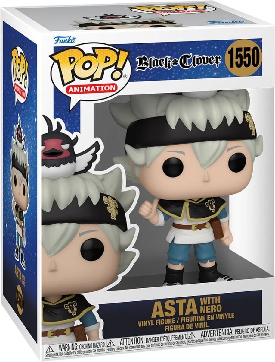 Funko Pop! Black Clover Asta met Nero 72115 - Multi