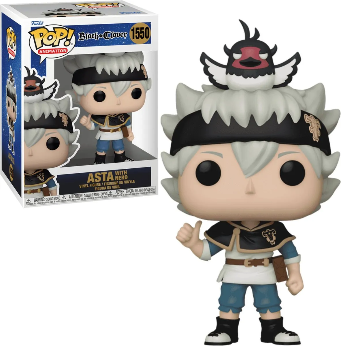 Funko Pop! Black Clover Asta met Nero 72115 - Multi