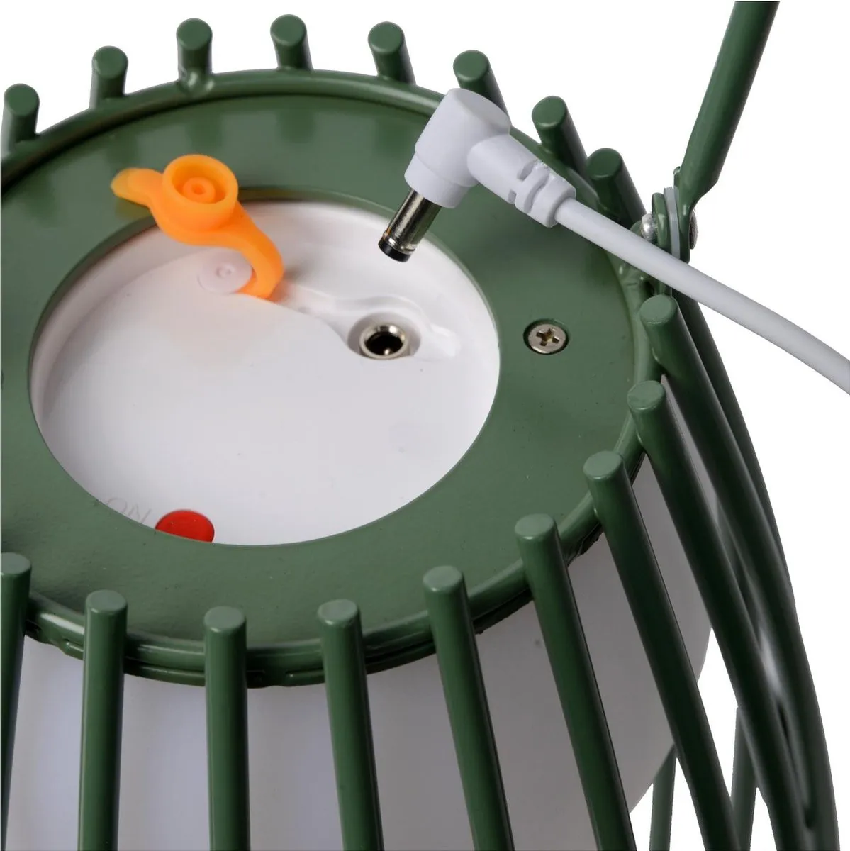 Lucide FJARA Oplaadbare Tafellamp Groen - Ø17,5cm LED 3000K IP44