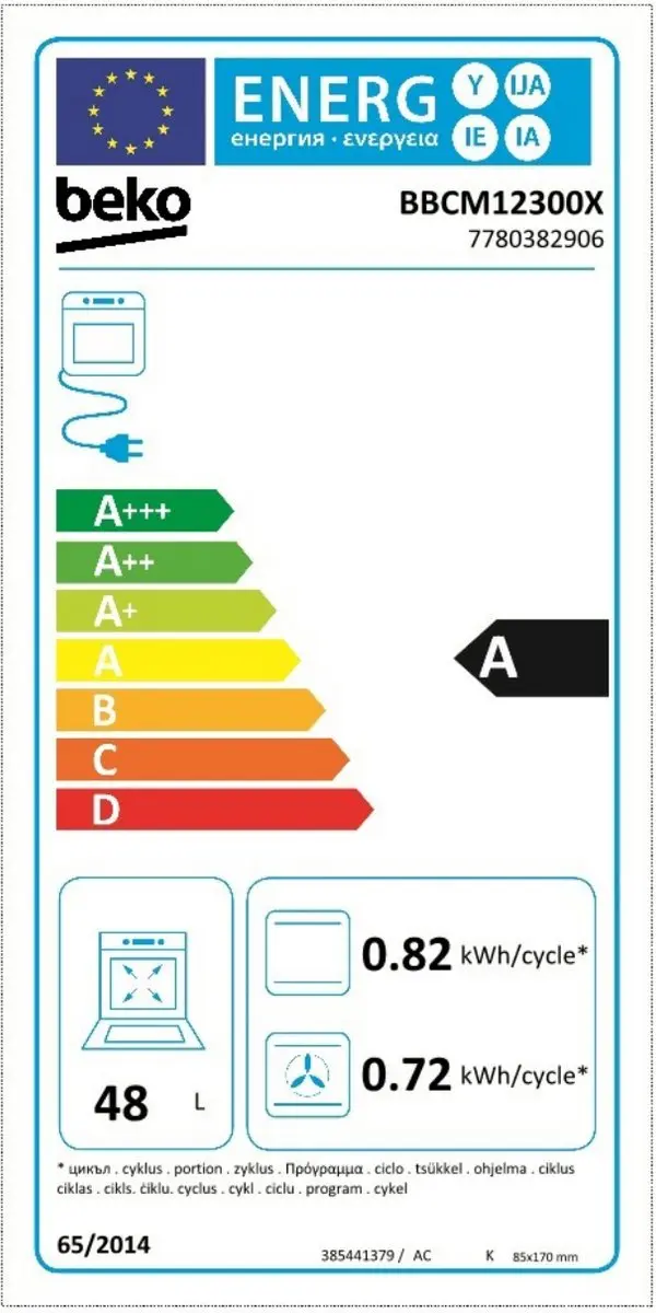 Beko BBCM12300X Multifunctionele Oven 48L - Roestvrijstaal - afbeelding 2 van 6