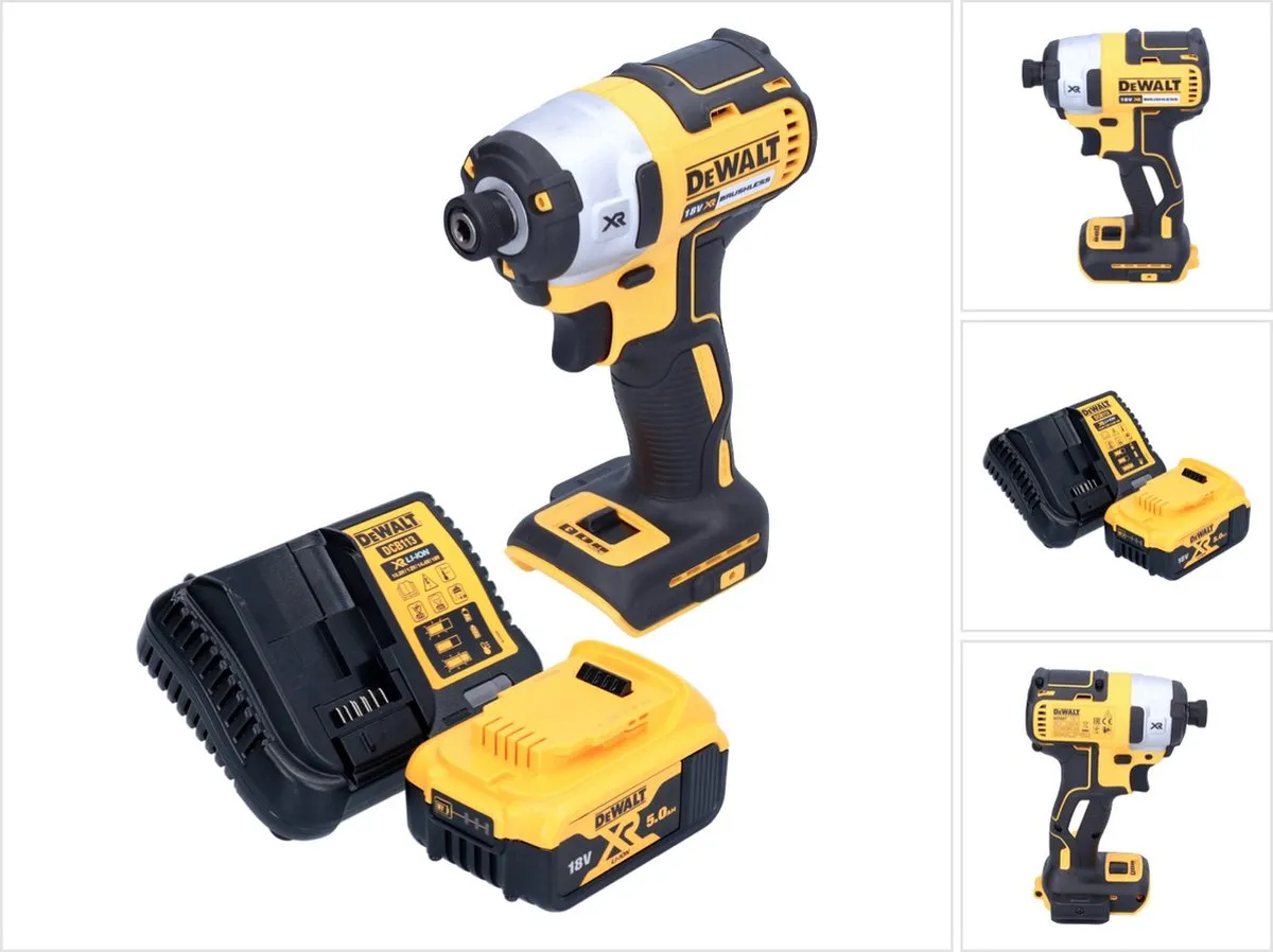 DeWalt DCF 887 P1 Slagmoersleutel 18V 205Nm