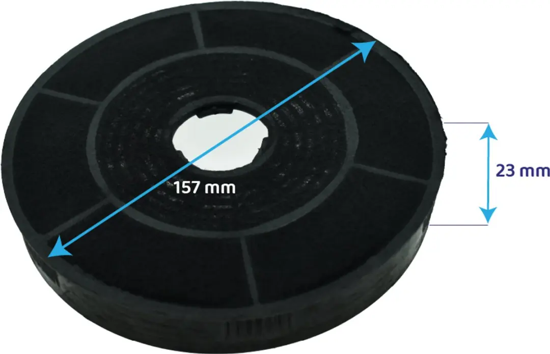 Bosch DWA0LK6A Koolstoffilter - 2 Stuks - Noir