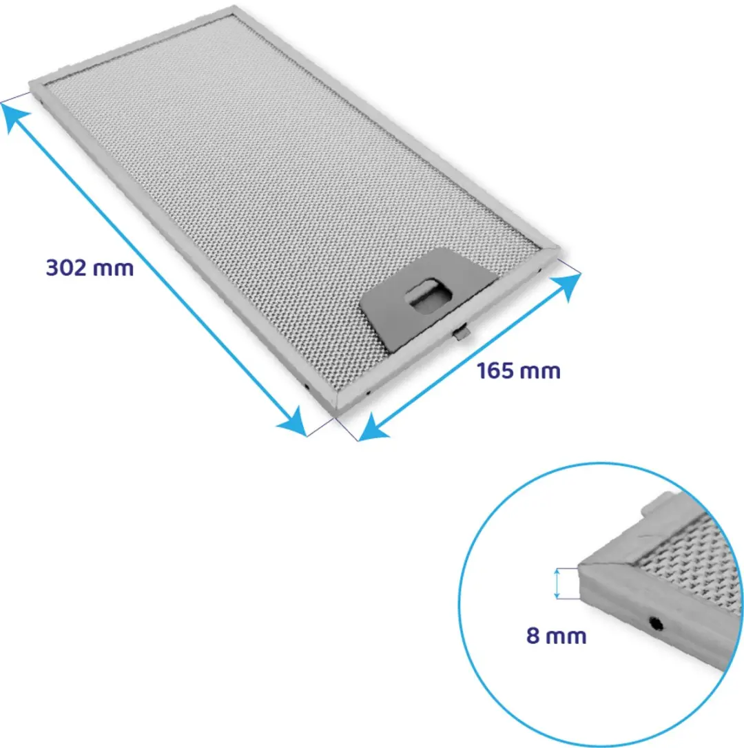 Bosch Metaalfilter 746789 - 165x302mm