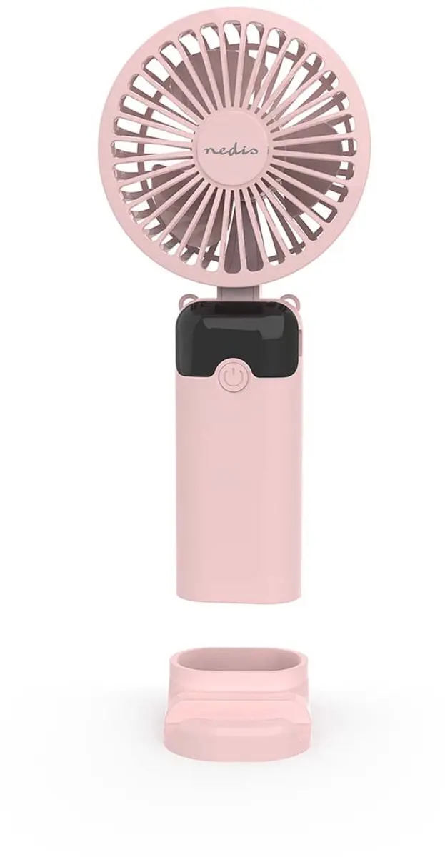 Nedis Handventilator FNHH3BOX3 - 6 Snelheden - Roze