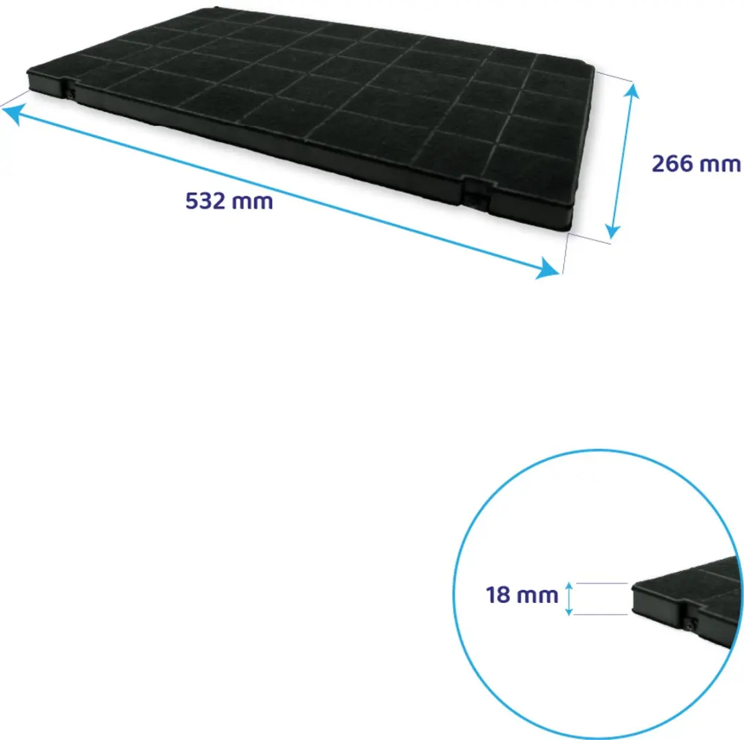 AEG MCFB63ST Koolstoffilter - 2 Stuks