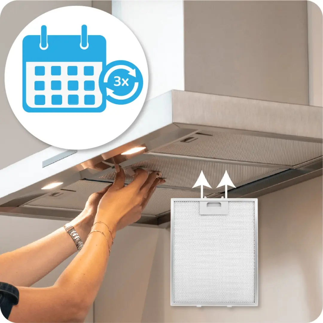 Smeg Metaalfilter 064091401 - Zilver