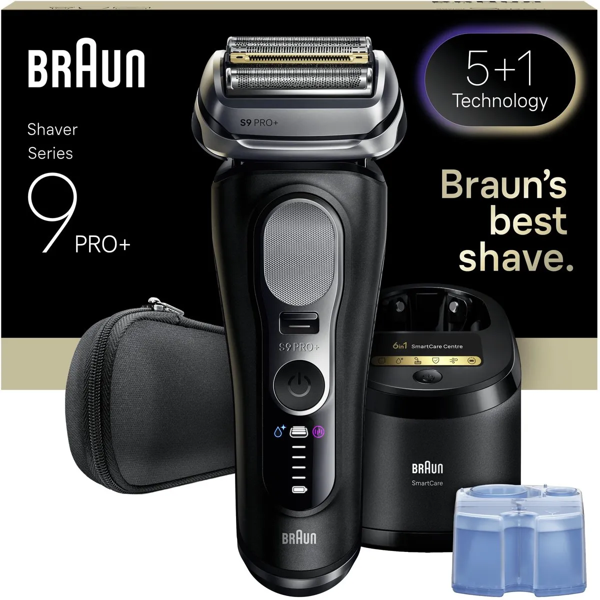 Braun Series 9 PRO+ 9660CC Scheerapparaat - Zwart